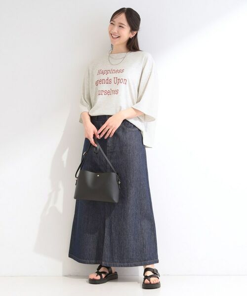 SHOO・LA・RUE / シューラルー カットソー | シアー裏毛 プリントアソート5分袖Tシャツ | 詳細19