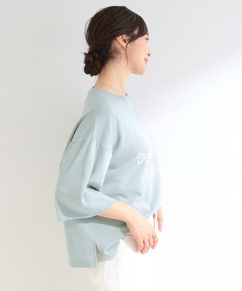 SHOO・LA・RUE / シューラルー カットソー | シアー裏毛 プリントアソート5分袖Tシャツ | 詳細22