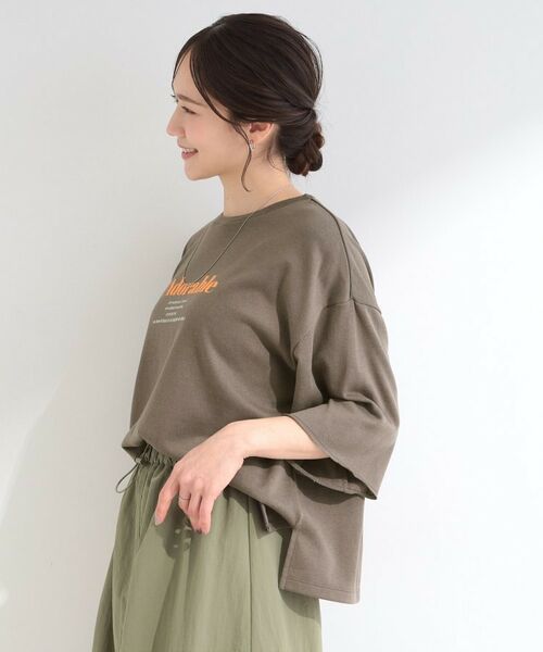 SHOO・LA・RUE / シューラルー カットソー | シアー裏毛 プリントアソート5分袖Tシャツ | 詳細6