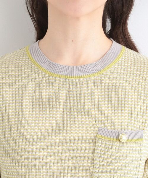 SHOO・LA・RUE / シューラルー ニット・セーター | カノコ編み金ボタンクルーネックニット | 詳細16