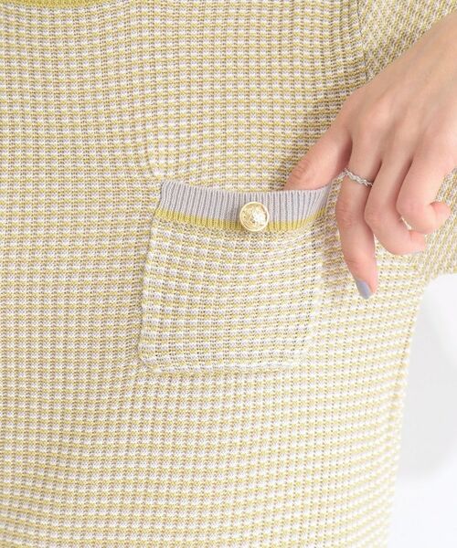 SHOO・LA・RUE / シューラルー ニット・セーター | カノコ編み金ボタンクルーネックニット | 詳細18