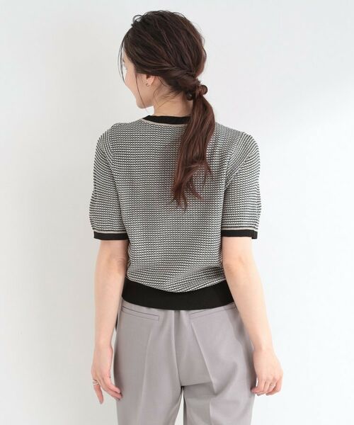 SHOO・LA・RUE / シューラルー ニット・セーター | カノコ編み金ボタンクルーネックニット | 詳細6