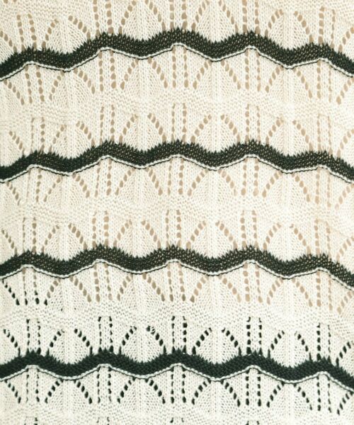 SHOO・LA・RUE / シューラルー ニット・セーター | ニュアンス柄ニットポロ | 詳細4