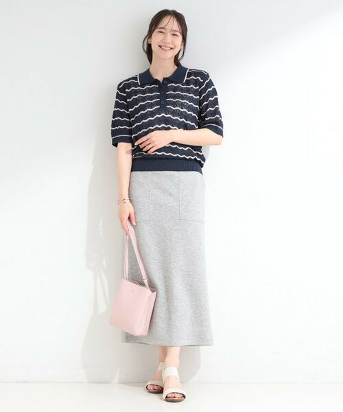 SHOO・LA・RUE / シューラルー ニット・セーター | ニュアンス柄ニットポロ | 詳細7
