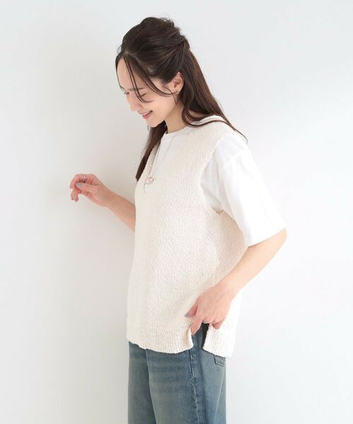 SHOO・LA・RUE / シューラルー その他トップス | 【2点セット】ニットベスト＆ロゴTシャツSET | 詳細2