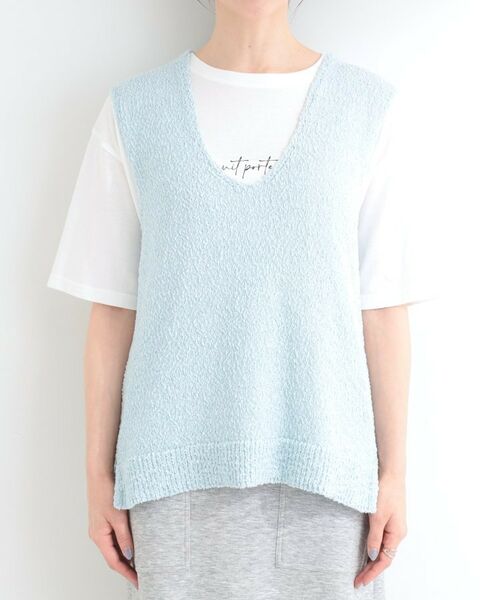 SHOO・LA・RUE / シューラルー その他トップス | 【2点セット】ニットベスト＆ロゴTシャツSET | 詳細22