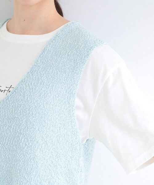 SHOO・LA・RUE / シューラルー その他トップス | 【2点セット】ニットベスト＆ロゴTシャツSET | 詳細26