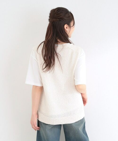 SHOO・LA・RUE / シューラルー その他トップス | 【2点セット】ニットベスト＆ロゴTシャツSET | 詳細3