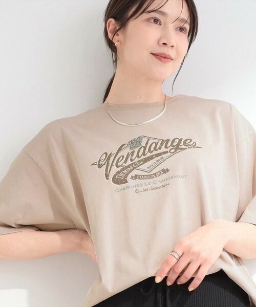 SHOO・LA・RUE / シューラルー Tシャツ | 【SHOO ICE】ヴィンテージ風Tシャツ（モカブラウン(042)）