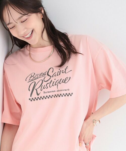 SHOO・LA・RUE / シューラルー Tシャツ | 【SHOO ICE】ヴィンテージ風Tシャツ（ピンク(072)）