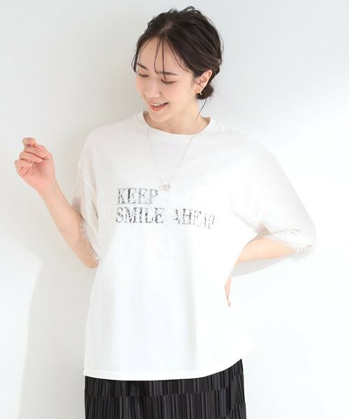 SHOO・LA・RUE / シューラルー Tシャツ | 【SHOO ICE】ひんやり付きロゴプリントTシャツ | 詳細2
