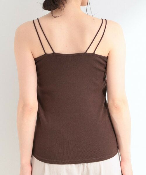 SHOO・LA・RUE / シューラルー キャミソール・チューブトップ | 【洗濯機可/S-LL】カップ付き Wストラップ テレコキャミソール | 詳細15