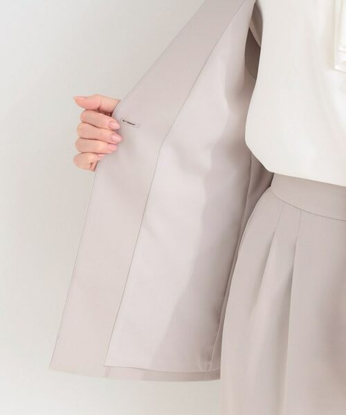 SHOO・LA・RUE / シューラルー ベスト | 【セットアップ可/洗濯後しわになりにくい/S-LL】シンプルで合わせやすい ノーカラージレ | 詳細26