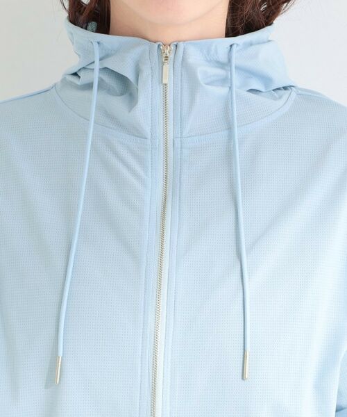 SHOO・LA・RUE / シューラルー パーカー | 【UVカット・接触冷感】指穴つき メタルジップフードパーカー | 詳細16