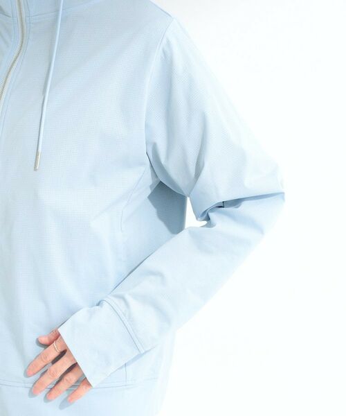 SHOO・LA・RUE / シューラルー パーカー | 【UVカット・接触冷感】指穴つき メタルジップフードパーカー | 詳細17