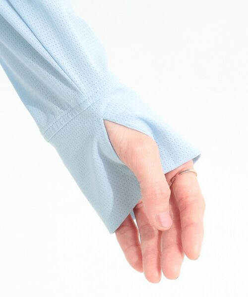 SHOO・LA・RUE / シューラルー パーカー | 【UVカット・接触冷感】指穴つき メタルジップフードパーカー | 詳細18