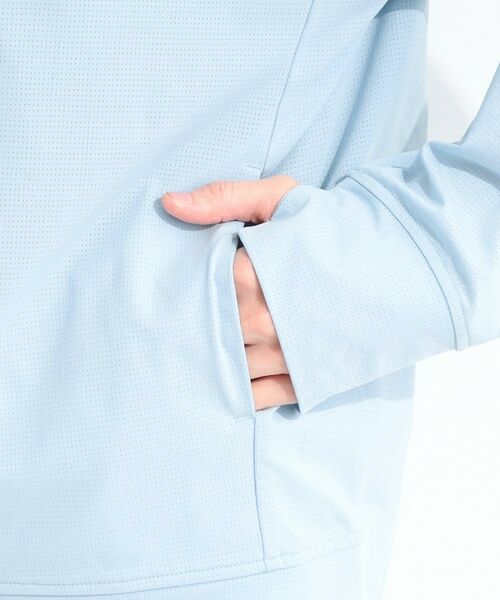 SHOO・LA・RUE / シューラルー パーカー | 【UVカット・接触冷感】指穴つき メタルジップフードパーカー | 詳細19