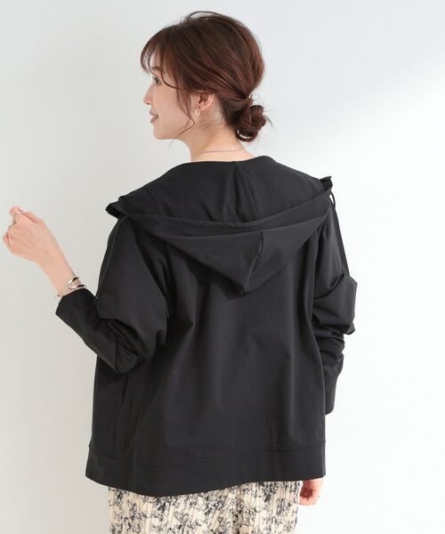 SHOO・LA・RUE / シューラルー パーカー | 【UVカット・接触冷感】指穴つき メタルジップフードパーカー | 詳細2