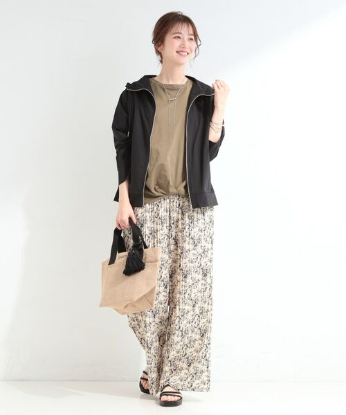 SHOO・LA・RUE / シューラルー パーカー | 【UVカット・接触冷感】指穴つき メタルジップフードパーカー | 詳細3