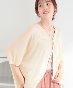 SHOO・LA・RUE / シューラルー カーディガン・ボレロ | ラメシアーポンチョカーディガン