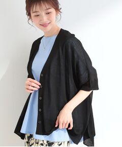 SHOO・LA・RUE / シューラルー カーディガン・ボレロ | ラメシアーポンチョカーディガン