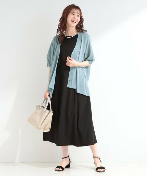 SHOO・LA・RUE / シューラルー カーディガン・ボレロ | ラメシアーポンチョカーディガン | 詳細15