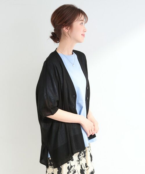 SHOO・LA・RUE / シューラルー カーディガン・ボレロ | ラメシアーポンチョカーディガン | 詳細18