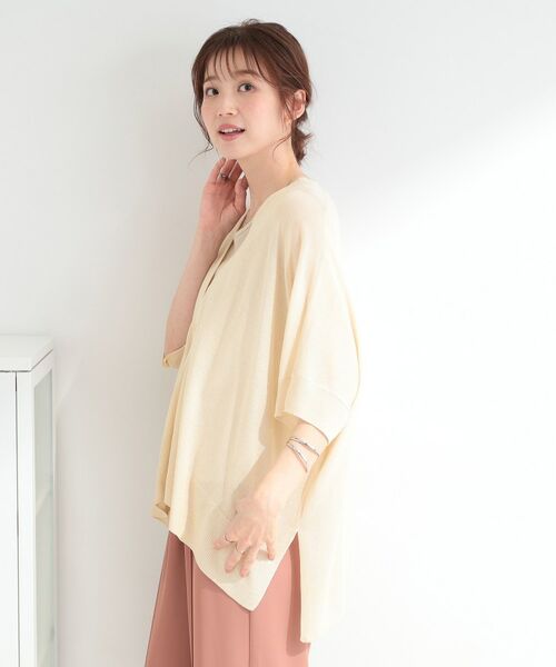 SHOO・LA・RUE / シューラルー カーディガン・ボレロ | ラメシアーポンチョカーディガン | 詳細2