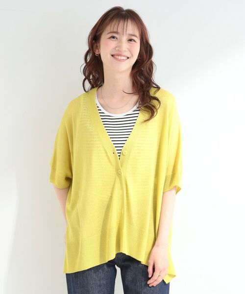 SHOO・LA・RUE / シューラルー カーディガン・ボレロ | ラメシアーポンチョカーディガン | 詳細9