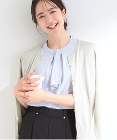 SHOO・LA・RUE / シューラルー カーディガン・ボレロ | 【UV/アンチピリング/S-LL/洗濯機可】ビジューが華やか マルチボタンカーディガン