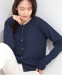 SHOO・LA・RUE / シューラルー カーディガン・ボレロ | 【UV/アンチピリング/S-LL/洗濯機可】ビジューが華やか マルチボタンカーディガン