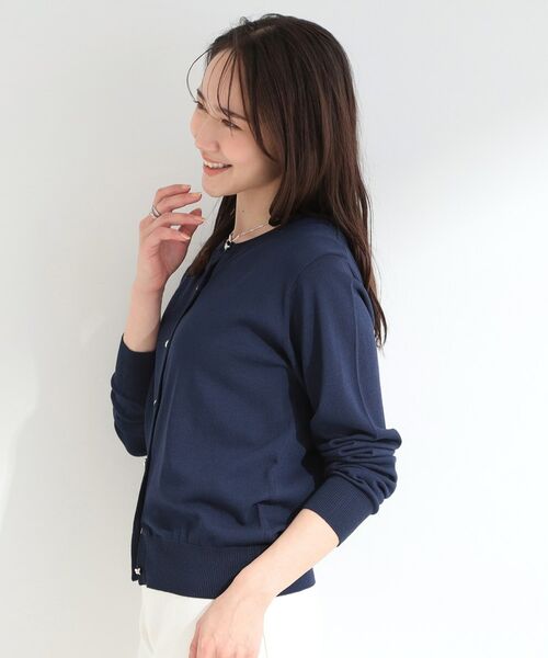 SHOO・LA・RUE / シューラルー カーディガン・ボレロ | 【UV/アンチピリング/S-LL/洗濯機可】ビジューが華やか マルチボタンカーディガン | 詳細10