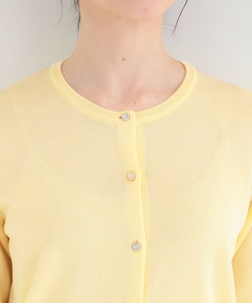 SHOO・LA・RUE / シューラルー カーディガン・ボレロ | 【UV/アンチピリング/S-LL/洗濯機可】ビジューが華やか マルチボタンカーディガン | 詳細16