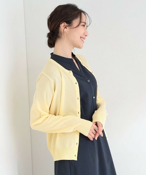 SHOO・LA・RUE / シューラルー カーディガン・ボレロ | 【UV/アンチピリング/S-LL/洗濯機可】ビジューが華やか マルチボタンカーディガン | 詳細2