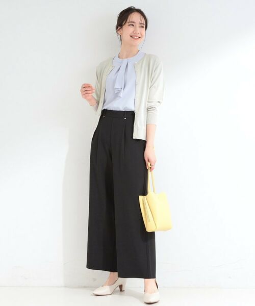 SHOO・LA・RUE / シューラルー カーディガン・ボレロ | 【UV/アンチピリング/S-LL/洗濯機可】ビジューが華やか マルチボタンカーディガン | 詳細7