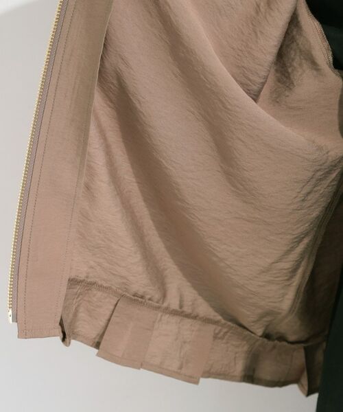 SHOO・LA・RUE / シューラルー レザーブルゾン・ジャケット | 【洗濯機可/UV/S-LL】程よい透け感 襟元タック シアーブルゾン | 詳細23