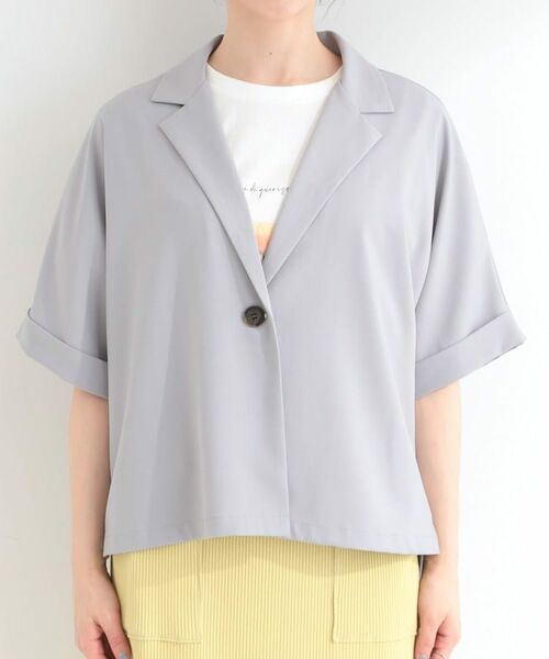 SHOO・LA・RUE / シューラルー テーラードジャケット | 【イジケア】半袖テーラードジャケット | 詳細13