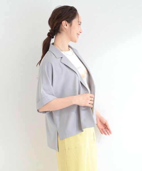 SHOO・LA・RUE / シューラルー テーラードジャケット | 【イジケア】半袖テーラードジャケット | 詳細2