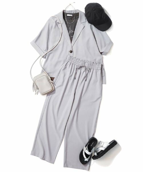 SHOO・LA・RUE / シューラルー テーラードジャケット | 【イジケア】半袖テーラードジャケット | 詳細20