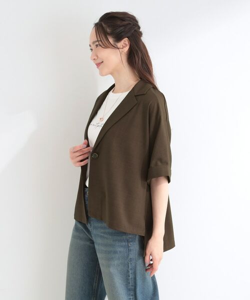 SHOO・LA・RUE / シューラルー テーラードジャケット | 【イジケア】半袖テーラードジャケット | 詳細9