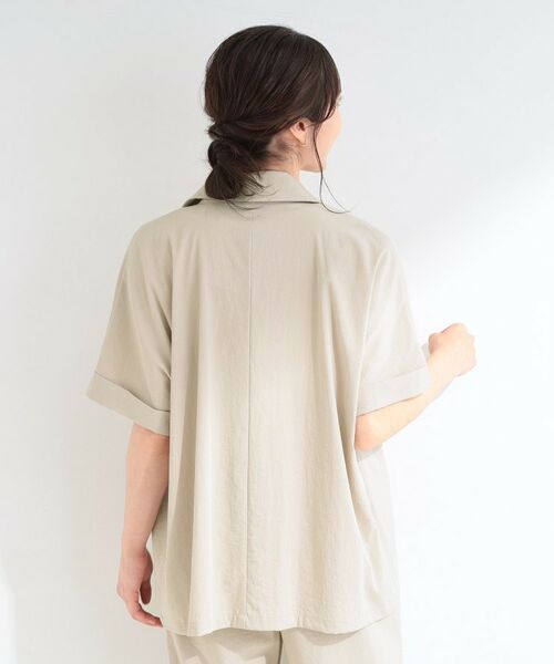 SHOO・LA・RUE / シューラルー テーラードジャケット | 【ひんやり/S-LL/セットアップ可】軽凛(かろりん)半袖ジャケット | 詳細10