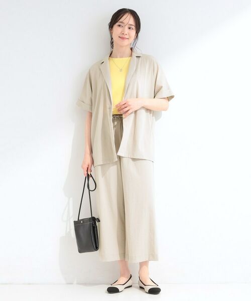 SHOO・LA・RUE / シューラルー テーラードジャケット | 【ひんやり/S-LL/セットアップ可】軽凛(かろりん)半袖ジャケット | 詳細11