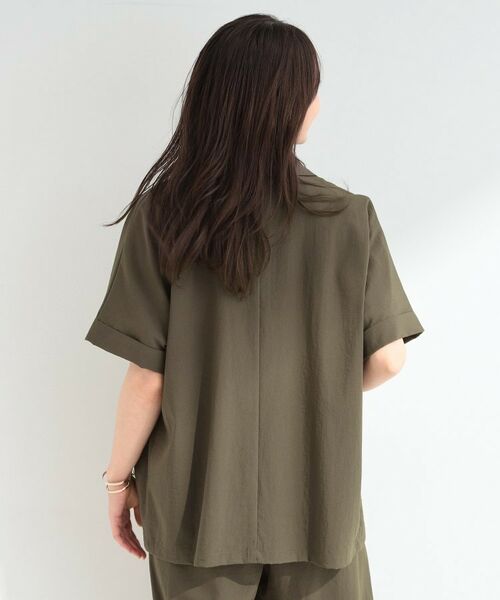 SHOO・LA・RUE / シューラルー テーラードジャケット | 【ひんやり/S-LL/セットアップ可】軽凛(かろりん)半袖ジャケット | 詳細18