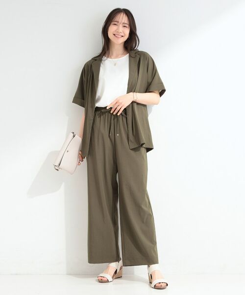 SHOO・LA・RUE / シューラルー テーラードジャケット | 【ひんやり/S-LL/セットアップ可】軽凛(かろりん)半袖ジャケット | 詳細19