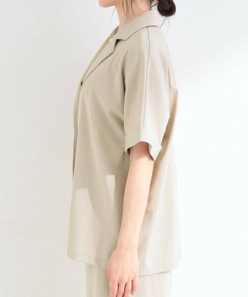 SHOO・LA・RUE / シューラルー テーラードジャケット | 【ひんやり/S-LL/セットアップ可】軽凛(かろりん)半袖ジャケット | 詳細23