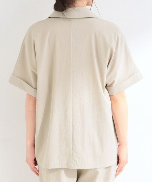 SHOO・LA・RUE / シューラルー テーラードジャケット | 【ひんやり/S-LL/セットアップ可】軽凛(かろりん)半袖ジャケット | 詳細24