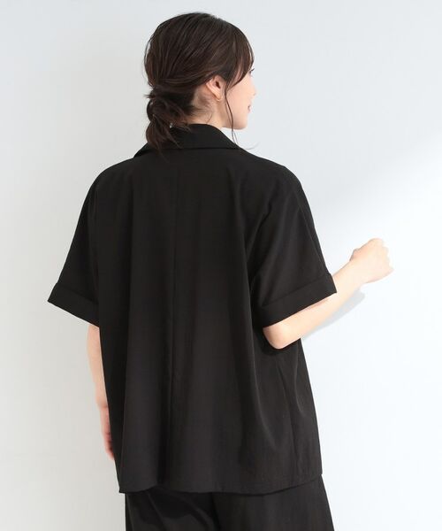 SHOO・LA・RUE / シューラルー テーラードジャケット | 【ひんやり/S-LL/セットアップ可】軽凛(かろりん)半袖ジャケット | 詳細4