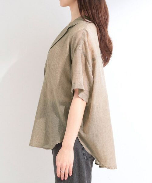 SHOO・LA・RUE / シューラルー テーラードジャケット | コットンライク半袖シャツジャケット | 詳細10