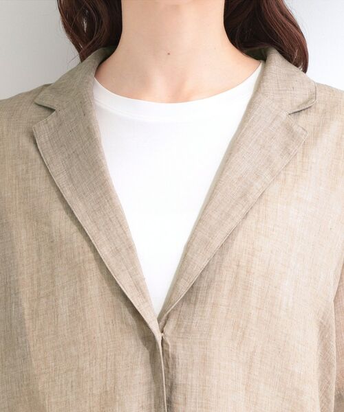 SHOO・LA・RUE / シューラルー テーラードジャケット | コットンライク半袖シャツジャケット | 詳細12