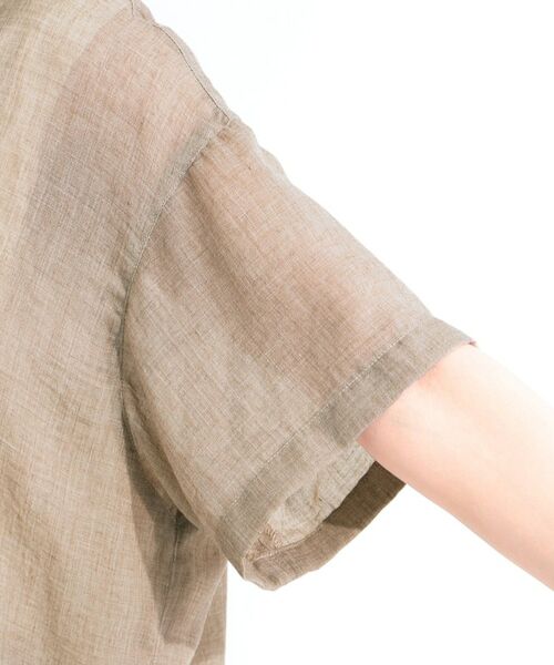 SHOO・LA・RUE / シューラルー テーラードジャケット | コットンライク半袖シャツジャケット | 詳細13